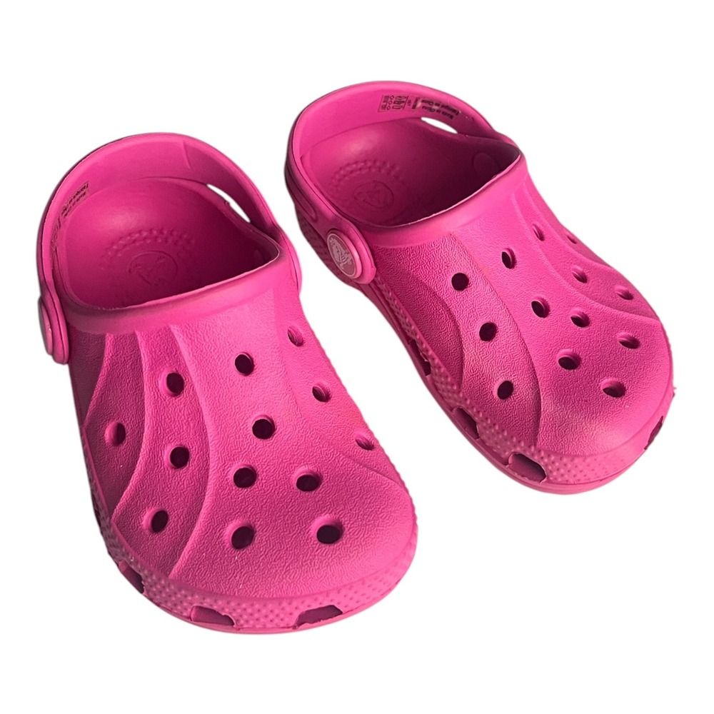 CROCS Kids Pink Classic Clog Sandals